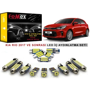 Kia Rio 2017 Sonrası LED Iç Aydınlatma Ampul Seti Parlak Beyaz