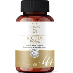 Biotin (Çinko Çörekotu Civan Perçemi At Kuyruğu Isırgan Ekstresi) 60 Kapsül