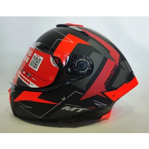 mt Kask Thunder 4sv Mountaın C5 Mat Red - Iç Güneş Vizörlü