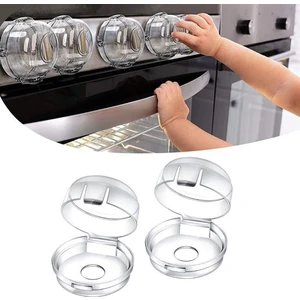  Isıya Dayanıklı Plastik Ocak Düğme Koruyucu Düğme Kilidi Emniyet Düzeneği