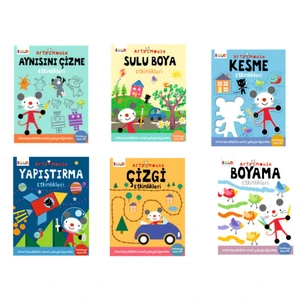 Okul Öncesi Etkinlik Seti - Arty Mouse 6 Kitap