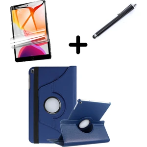 Samsung Galaxy Tab A 8.0 T290 T295 T297 Kılıf Dönen Tablet Kilifi Ekran Koruyucu+Kalem