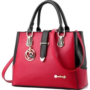 Kadın Çantası 2023 Yeni Kadın Çantası Moda Trendi Ilkbahar ve Yaz Modelleri Atmosfer Basit Büyük Kapasiteli Omuz Askılı Çanta (Yurt Dışından)