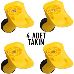 My Valice Valiz Tekerleği Kids Teker 4 Adet Sarı