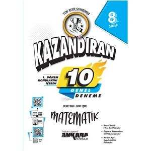 Ankara Yayıncılık LGS 1 Dönem Konularını Içeren 10 Matematik Denemesi Yayınları