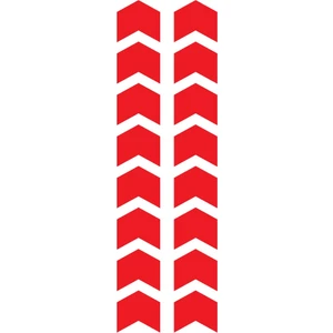 Ok Şekilli Mini Sticker Etiket Modeli