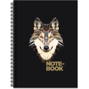 Keskin Color 16.5X22.5 Çizgili Defter Jungle - Kurt