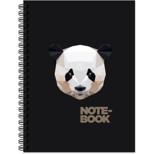 Keskin Color 16.5X22.5 Çizgili Defter Jungle - Panda