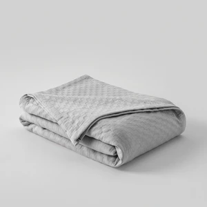 Cotton Box Tek Kişilik %100 Pamuklu Gri Kristal Desenli Pike 170X230 cm