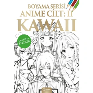 Teras Kitap Anime Boyama Cilt Iı: Kawaii