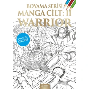 Teras Kitap Manga Boyama Cilt Iı: Warrior