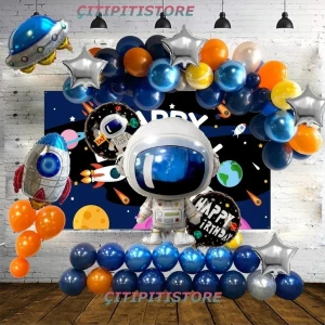 Çıtı Pıtı Store Lüks Uzay Balon Set