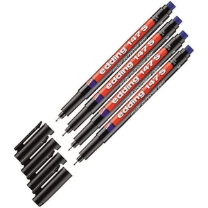 147S Asetat Kalemi Siyah 4'lü Paket