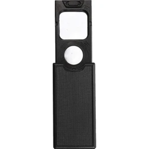 Mor Işıklı Çift Gözlü 45X 5x Büyütme Büyüteç Model AL2563