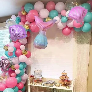 Çıtı Pıtı Store Macaron Balon Garland Arch Kiti Deniz Kızı Balon Seti