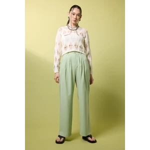 Geniş Paça Normal Bel Cepli Pantolon T5417AZ23SP