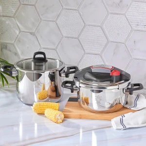 Perfect Red İndüksiyon Tabanlı Düdüklü Tencere Seti 4+6 Lt