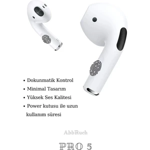 Pro 5 Bluetooth Kulaklık 5.0 Yeni Versiyon
