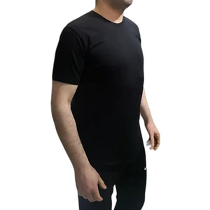 Bay Aygün Bayaygun 24/1 Sade Dar Kesim Basic Tshırt_siyah