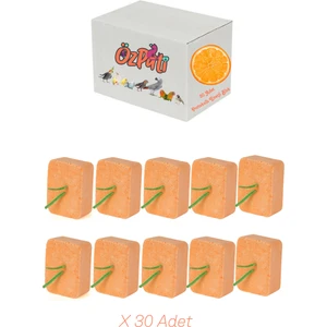 Portakal Aromalı Kuş Gaga Taşı Enerji Blok 30 Adet
