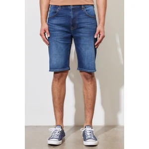 Regular Fit Normal Kesim Normal Bel Esnek Jean Kot Şort