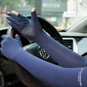 Güneş Koruyucu Eldivenler Erkekler ve Kadınlar Için Uzun Sürme, Kaymaz Balık Avı (Yurt Dışından)