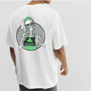 Amor Man Büyük Beden Özel Tasarım  Sırt Baskılı %100 Pamuk Sokak Stili Hip Hop Erkek T-Shırt