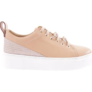 ES863-23Y Kadin Kalin Renkli Kristal Taşli Sneakers Ayakkabi