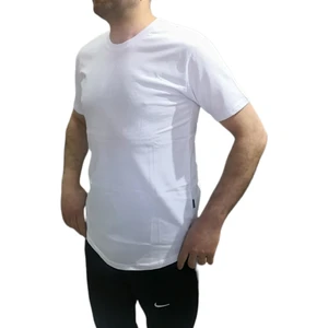 Bay Aygün  24/1 Sade Dar Kesim Basic Tshırt_beyaz