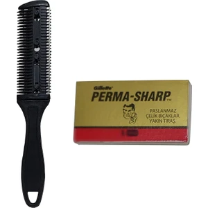 Jiletli Tarak + 5 Adet Perma-Sharp Jilet