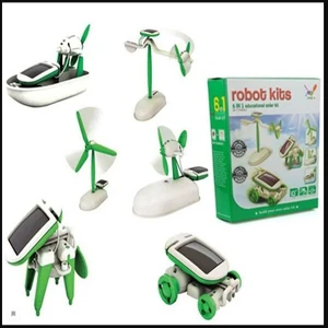 Melek Store  Solar Robot Mucit Kiti - 6 In 1