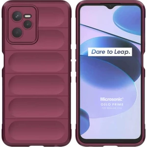 Realme C35 Kılıf Oslo Prime Bordo