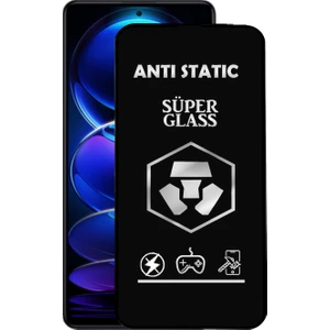 Caseart Xiaomi Redmi Note 12 Pro Tam Kaplayan Anti Statik Çizilmez Safir Ekran Koruyucu Cam