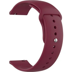 Tecno Watch 2 Kordon Mat Klasik Silikon Krd 11 Mürdüm