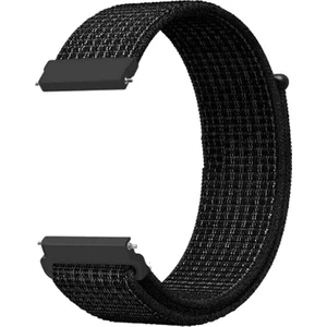 Tecno Watch 2 Kordon Cırtcırt Kumaş Ayarlanabilir Siyah