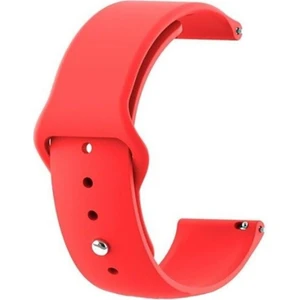Tecno Watch 2 Kordon Mat Klasik Silikon Krd 11 Kırmızı