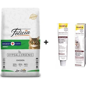 Tavuklu Yetişkin Kedi Maması 12 kg + Gimcat Malt Soft Extra 20 gr