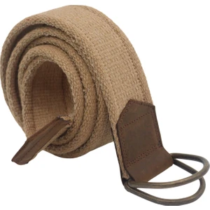 Anatolia Craft Erkek Kadın Kız Genç Için Derili  Unisex D Tokalı Antik Halkalı Dokuma Taba Taktik Spor Kanvas Kot Bez Kemer
