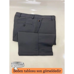 Rahat Kesim Pamuklu Keten Baba Pantolon