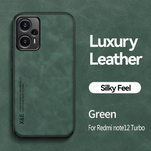 For Redmi Note 12 Turbo Cilt Hissi Manyetik Emme Cep Telefonu Kılıfları (Yurt Dışından)