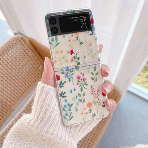 For Samsung Galaxy Z Flip 4 Asma Çiçekleri Cep Telefonu Kılıfları (Yurt Dışından)