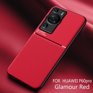 For Huawei P60 Pro Sahtekarlık Manyetik Emme Cep Telefonu Kılıfları (Yurt Dışından)