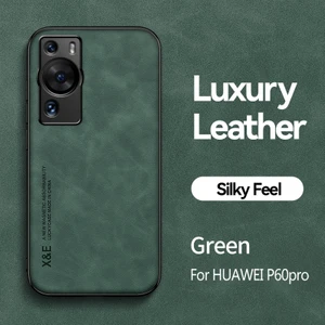 For Huawei P60 Pro Cilt Hissi Manyetik Emme Cep Telefonu Kılıfları (Yurt Dışından)