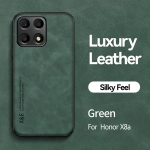 For Honor X8A Cilt Hissi Manyetik Emme Cep Telefonu Kılıfları (Yurt Dışından)