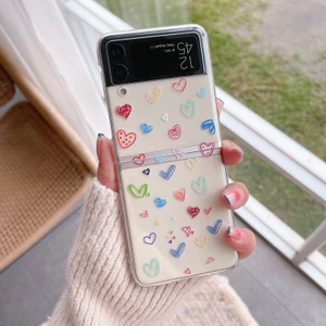For Samsung Galaxy Z Flip 4 Küçük Aşk Kalıbı Cep Telefonu Kılıfları (Yurt Dışından)