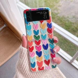 For Samsung Galaxy Z Flip 4 Küçük Aşk Kalıbı Cep Telefonu Kılıfları (Yurt Dışından)