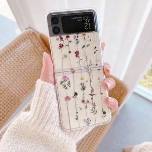 For Samsung Galaxy Z Flip 4 Asma Çiçekleri Cep Telefonu Kılıfları (Yurt Dışından)
