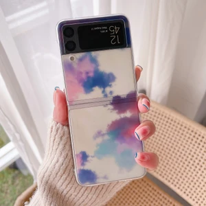 For Samsung Galaxy Z Flip 4 Taze Bulutlar Cep Telefonu Kılıfları (Yurt Dışından)