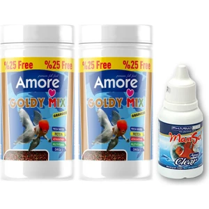 Mix Green Algae Granules 2X125ML Japon Balığı Yemi ve Clear Berraklaştırıcı