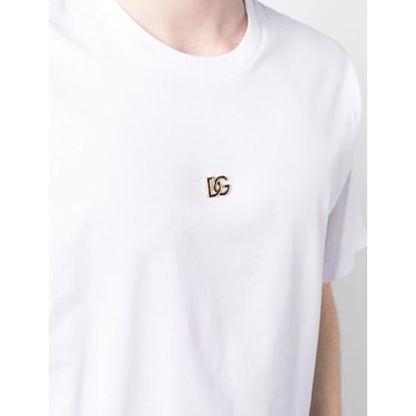 Dolce & Gabbana Beyaz Logo Detaylı T-Shirt Fiyatı